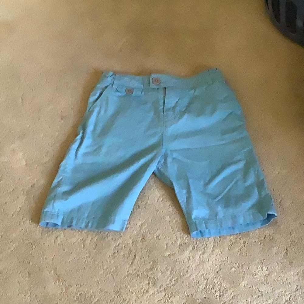 Blue kids jean shorts